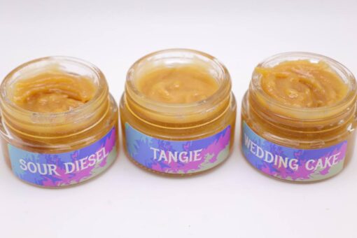 Bhojack badder extracts 1oz jars is a cannabis concentrate named for its malleable consistency that resembles frosting or a thick cake batter.